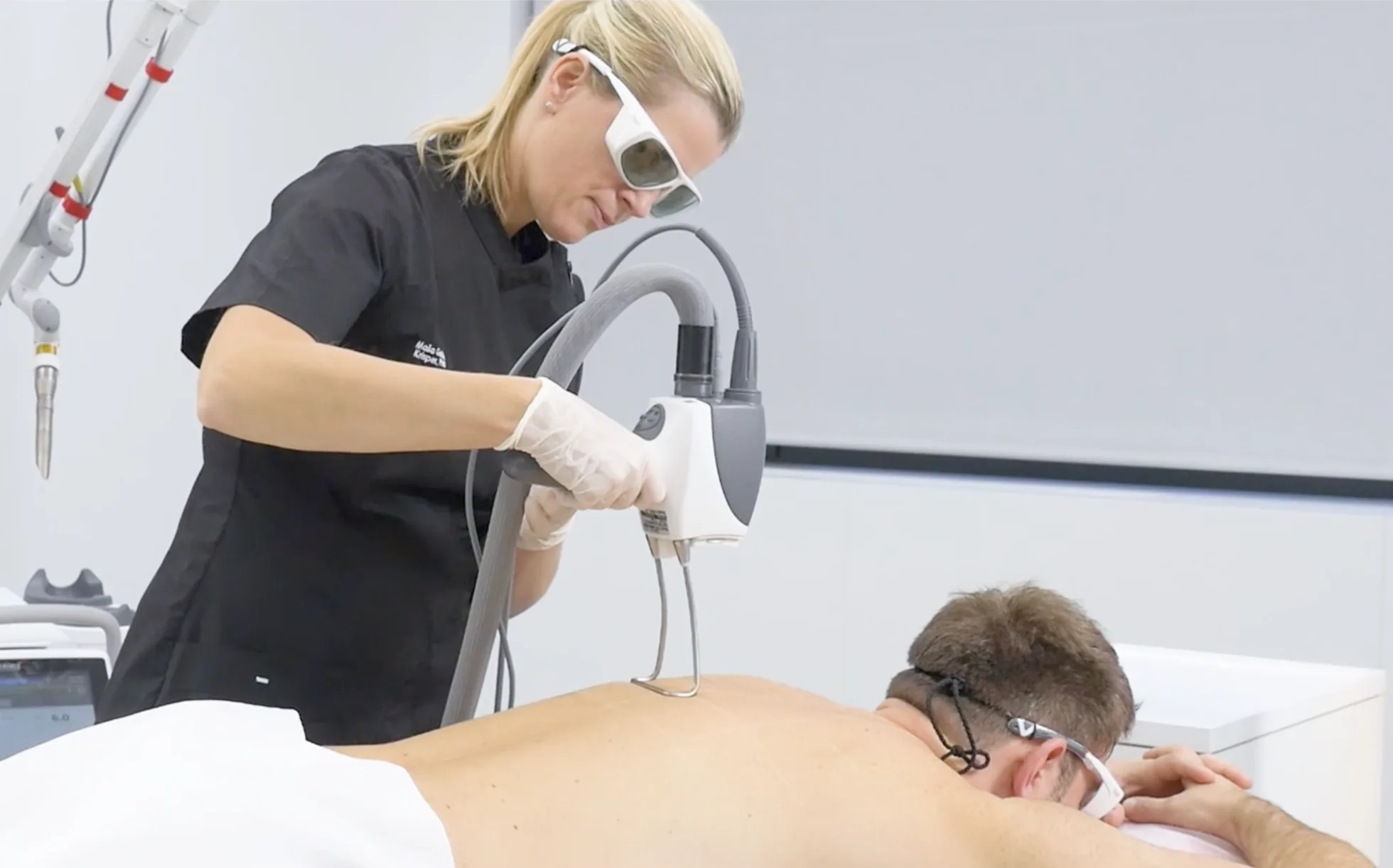 Laser — in clinic